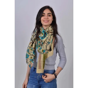 Harbiye Yöresel Kadın Ham Ipek Desenli Şal