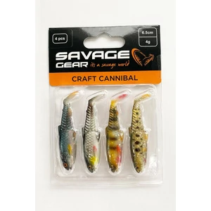 Savage Gear Craft Cannibal 6.5cm 4gr Clear Water Mix 4 Adet