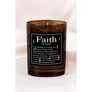 Lyn Home & Decor Yılbaşı Faith Amber Bardak Vanilyalı Mum
