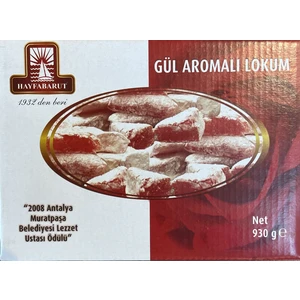 Gül Aromaları (Muska) Lokum 930GR