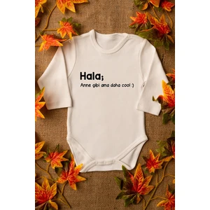 Unisex Bebek Hala Daha Cool Yazılı Organik Baskılı