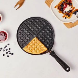 Mutfaksever Waffle Tavası Gray 26CM