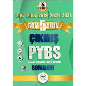 Av Yayınları Av Akıllı Versiyon Yayınları 6. Sınıf Son 5 Yılın Çıkmış Soruları