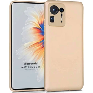 Matte Silicone Xiaomi Mi Mix 4 Kılıf Gold