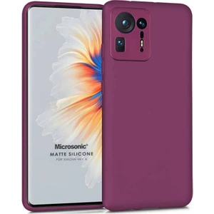 Matte Silicone Xiaomi Mi Mix 4 Kılıf Mor