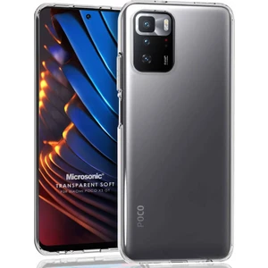 Xiaomi Poco X3 Gt Kılıf Transparent Soft Beyaz