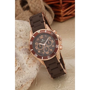 3590 Silikon Kordonlu Kadın Kol Saati