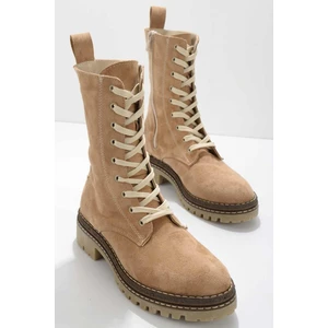 Bej Süet  Kadın Bot & Bootie K025385600