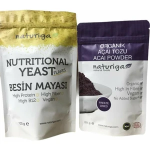 Nutritional Besin Mayası 100 gr ve  Açai Tozu 50 gr 2'li
