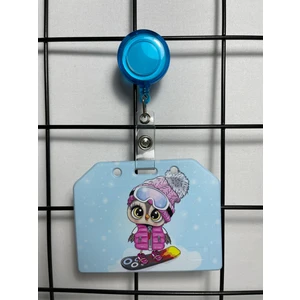 Baykuş Yaka Kart Kılıfı