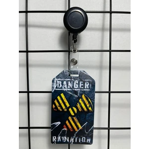 Radyasyon Danger Yaka Kart Kılıfı