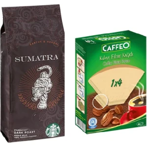 Caffe Sumatra Filtre Kahve 250 gr + Kahve Filtre Kağıdı No 4/80LI