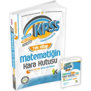 İnformal Yayınları KPSS Matematiğin Kara Kutusu Tek Kitap Konu Özetli Dijital Çözümlü Çıkmış Sor Bankası