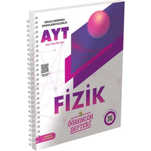Murat Yayınları AYT Fizik Öğrencim Defteri