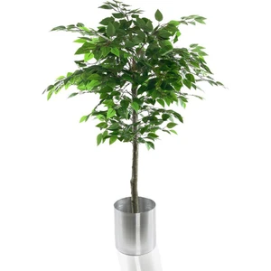 Yapay Ağaç Benjamin 120 cm 1.kalite Paslanmaz Saksıda Yapay Çiçek Dekoru