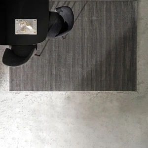 Enza Home Hyper Modern Özel Tasarım Dokuma Halı Siyah/gri  (80X150)