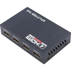 PrimeX Plus PX-5004 1080P 2k 4K UHD 4 Port HDMI Splitter (Adaptörlü)