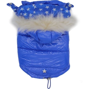 Parlak, Pofuduk Saks Mavi Köpek Montu