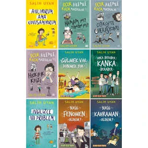 Salih Uyan 9 Kitap Set / Anlıyorum Ama Konuşamıyorum - Uçuk Ailemle Kaçık Maceralar - Nasıl Fenomen Oldum