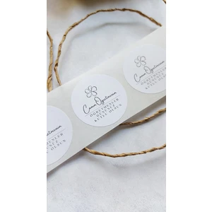 Çikoleyt Design Yapışkanlı Etiket  Öğretmen Günü Etiketi 4 cm 50 Adet