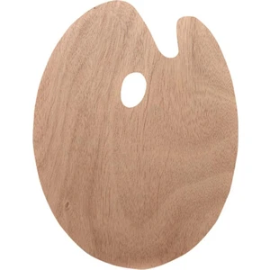 E Hobici Ahşap Palet Oval 28X33 cm