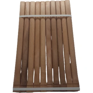 Tahta Doğal Kuş Tüneği 40 cm 10'lu