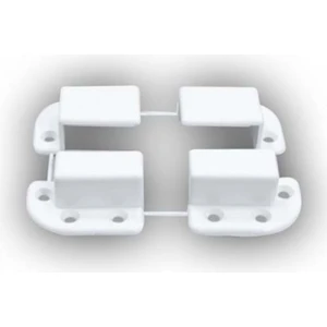 Flaş Group Pvc Sabit Sineklik Pabuç 17X25 Sineklik Tak-Çıkar 1 Takım 4 Adet