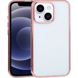 Apple iPhone 13 6.1inç Lazer Kaplama Renkli Kenar Şeffaf Kılıf