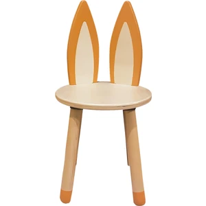Wood & Joy Doğal Ahşap Renkli Çocuk Sandalye Tilki