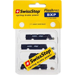 Swiss Stop Swissstop Flash Pro Bxp  Aluminium Jant Pabuç Sram / Shimano Uyumlu Siyah