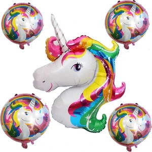 Kelebek Oyuncak Unicorn 5li Folyo Balon Seti