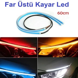 Far Üstü LED Turuncu Beyaz Çift Renk Kayar LED