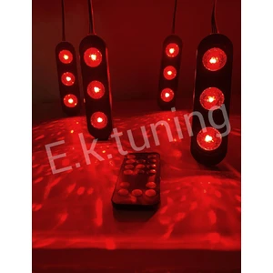 Kumandalı Disko Ayak Altı Sese Duyarlı Rgb LED Lamba
