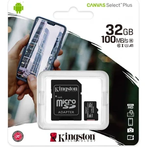Kıngston SDCS2/32GB CL10 100MB/S Microsd (Sd Adaptörlü)