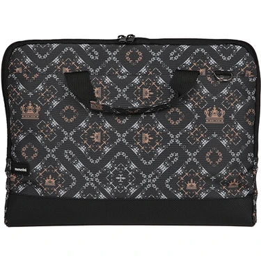Moserini 15.6'' Taban Korumalı, Omuz Askılı, Desenli  Notebook Laptop Macbook Çantası -