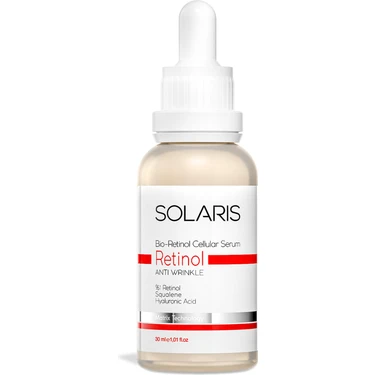 Solaris Retinol Serum Onarıcı ve Besleyici 30 ml