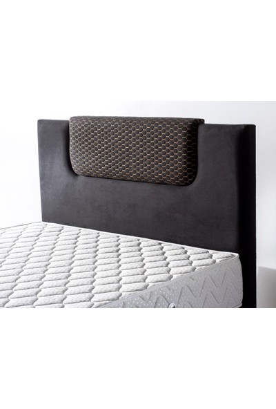 Niron Spring Visco Tek Kişilik Yaylı Visco Yatak 120x200cm Lüks Yatak Hem Yaylı Hem Visco Pamuklu Örme Kumaş