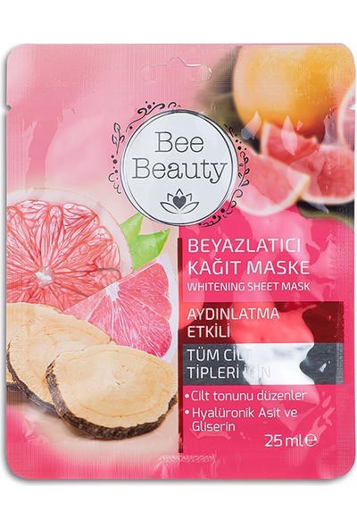 Bee Beauty Kağıt Maske 3'lü 25 ml