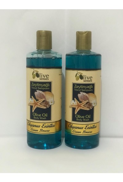 Olive Senses Zeytinyağlı Vücut Şampuanı Okyasus Esintisi 1 Alana 1 Bedava