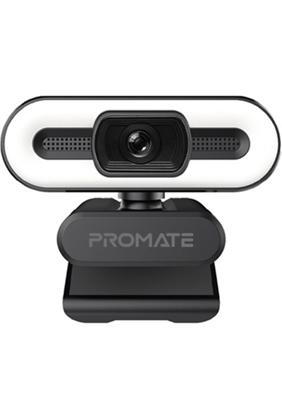 Promate Procam-3 - Webcam Web Kamera Bilgisayar Kamerası HD, Geniş Görüntü