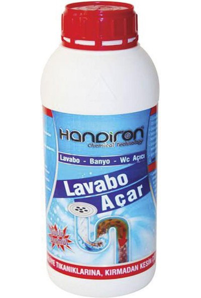 Handiron Lavabo Açıcı Banyo Gider Tıkanık Sıvı Açıcı 500 gr