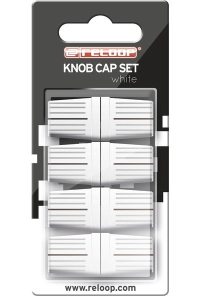Reloop Knob Cap Set White (Set Of 8)