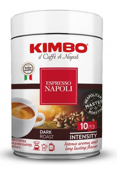 Kimbo Espresso Napoli Filtre Kahve (250 Gr) Teneke Kutu