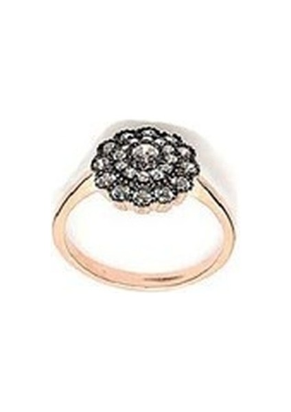 Rose Onix Taşlı Tamtur Alyans Yüzük