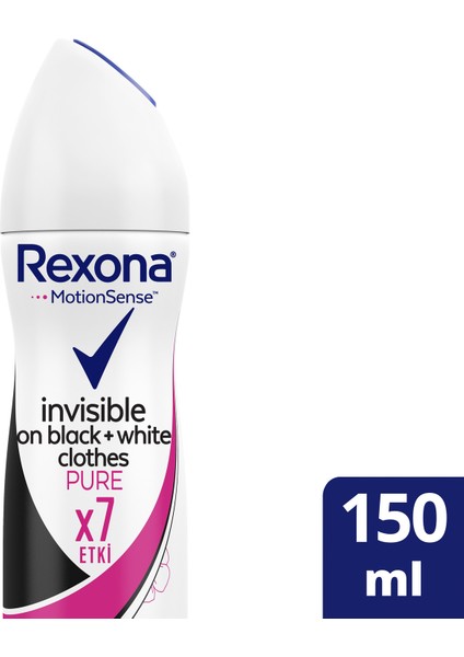 Invisible Pure Kadın Sprey Deodorant 150 ml