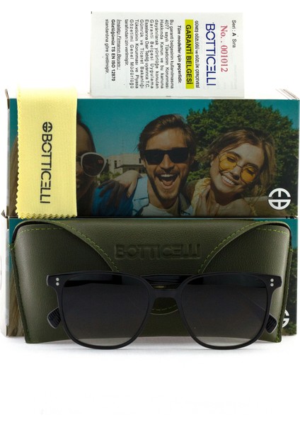 Unisex Limeted Açik Yeşil Cam Güneş Gözlüğü BT128C101P