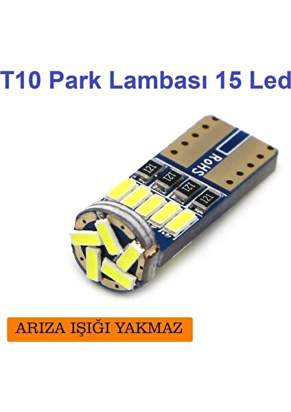 Gürler Oto Aksesuar Dipsiz T10 Park Ledi LED Iç Tavan-Park-Plaka Ledi - 2 Adet