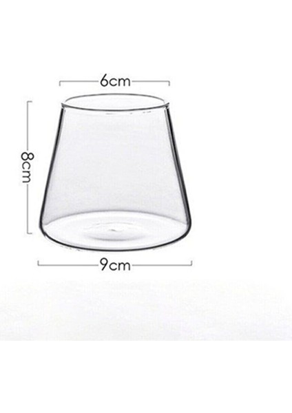 6'lı Borosilikat Magnolia Sunum Bardağı 300 ml