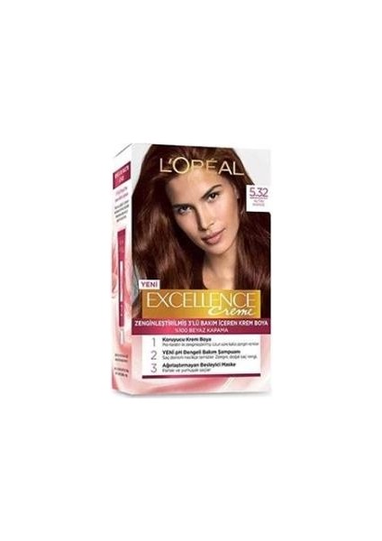 Loreal Paris Marka: L'oreal Paris Excellence Creme Altın Kahve (5.32) Saç Boyası Kategori: Saç Boyası