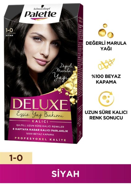 Marka: Palette Deluxe 1-0 Siyah Saç Boyası 14027 Kategori: Saç Boyası